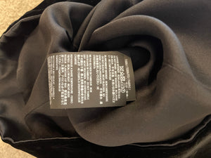 Saint Laurent Black Velvet Short-Sleeve Mini Dress Size FR 34 (UK 6)