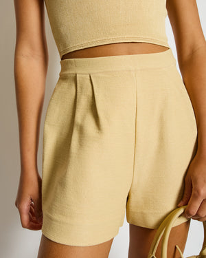 Alaïa Beige Knitted Vest and Shorts Set Size FR 36 (UK 8)