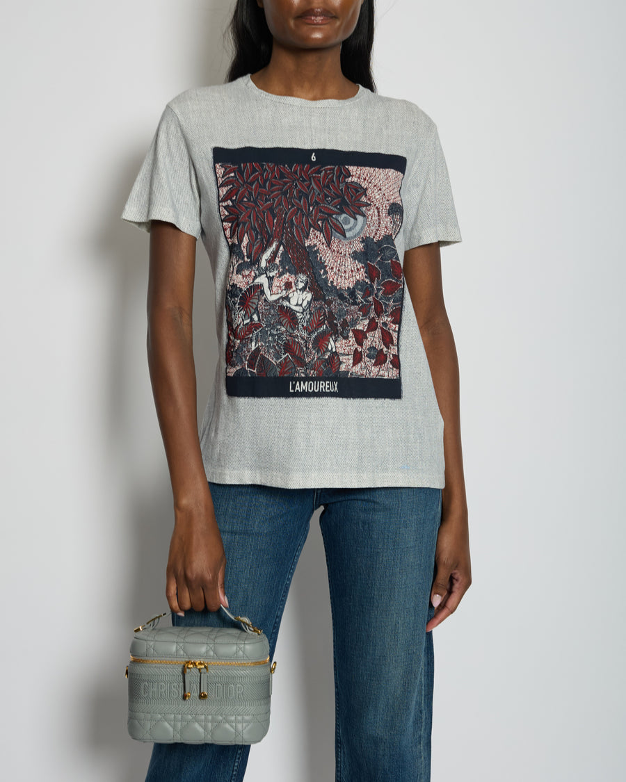 Christian Dior L'Amoureux Printed T-Shirt Size S (UK 8)