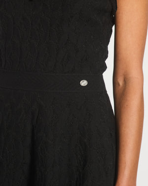 Chanel Black A-Line Lace Mini Dress Size FR 38 (UK 10)