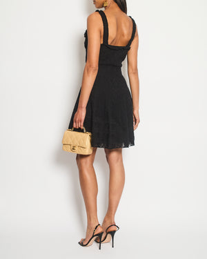 Chanel Black A-Line Lace Mini Dress Size FR 38 (UK 10)