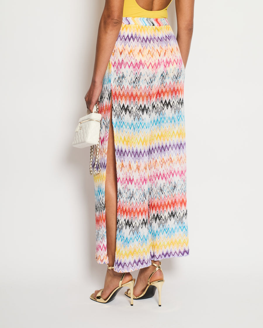 Missoni Multi-Colour Zig Zag Print Trousers Size IT 38 (UK 6)