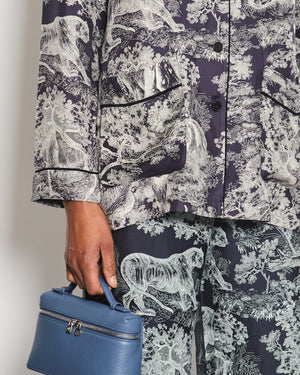 Christian Dior Navy Toile Du Jouy Two-Piece Set Size FR 34 (UK 6)