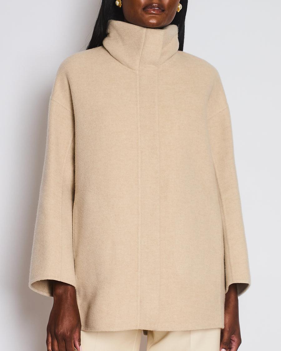 Loro Piana Cream Cashmere Coat Size XS (UK 6) RRP £4,500