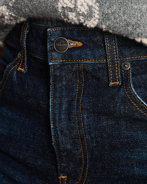 Khaite High-Rise Straight-Leg Dark Blue Jeans Size 26 (UK 8)