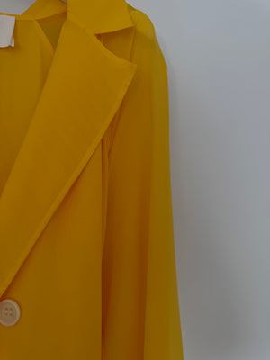 Racil Multi Liyana Chiffon Sheer Evening Coat Size S (UK 8) RRP £700