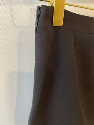 Alessandra Rich Black Wool Mini Skirt Size IT 40 (UK 8)