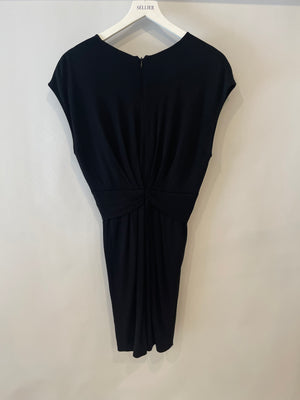 Hermès Black Sleeveless Low Neck Mini Dress with Pockets Size FR 40 (UK 12)