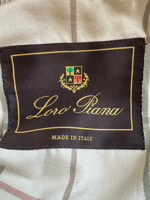 Loro Piana Mens Beige Puffer Quilted Jacket with Pocket Details Size XS (UK 34)