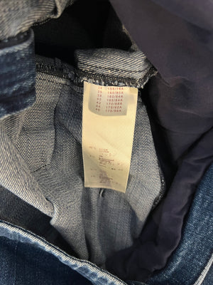 Louis Vuitton Denim Mini Sleeveless Dress with Patchwork Monogram Details Size FR 40 (UK 12)