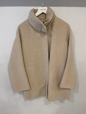 Loro Piana Cream Cashmere Coat Size XS (UK 6) RRP £4,500