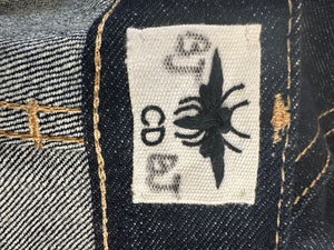 Christian Dior Dark Blue Denim Jeans with Monogram Logo Detail Size FR 34 (UK 6)