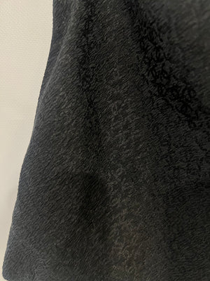 Chanel Black Silk Micro Shorts with CC Logo Prints Size FR 36 (UK 8)