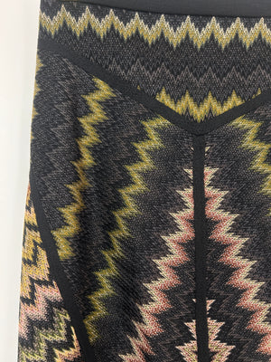Missoni Brown Zig-Zag Vest Top and Skirt Set Size IT 40/44 (UK 8/12)