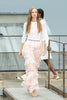 Chanel SS 2020 Runway White Knit Long-Sleeved Top with Black CC Logos and Multi-Colour Micro Sequin Embellishments Size FR 36 (UK 8)