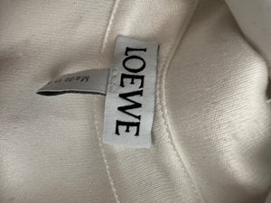 Loewe White Silk Shirt with Gold Cufflink Details Size FR 36 (UK 8)