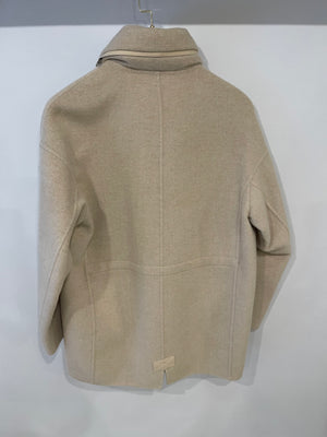 Loro Piana Cream Cashmere Coat Size XS (UK 6) RRP £4,500