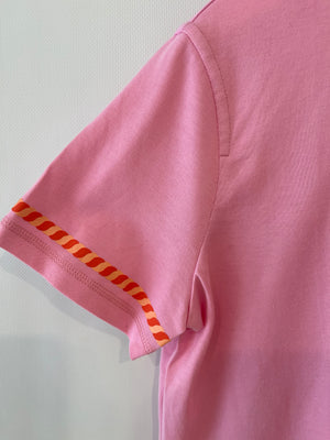 Hermès Candy Pink Canoé Printed T-Shirt Size FR 34 (UK 6) RRP £570