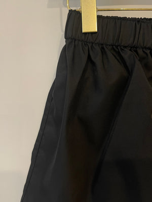 Prada Prada Re-Nylon High-Waist Shorts with Leather Plaque Detail Size IT 38 (UK 6) RRP £820