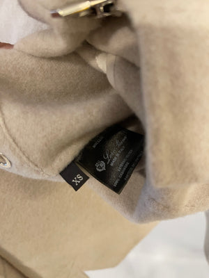 Loro Piana Cream Cashmere Coat Size XS (UK 6) RRP £4,500