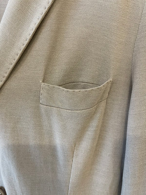 Loro Piana Menswear Grey Light Blazer Jacket Size IT 50 (UK 40)