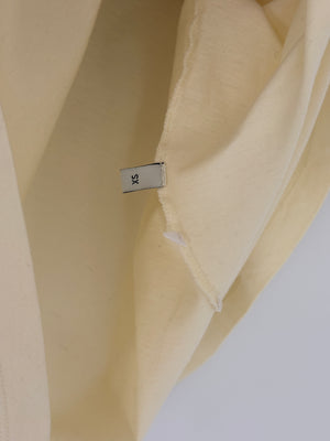 Gucci Cream Glitter Logo Embellished T-Shirt Size XS (UK 6)