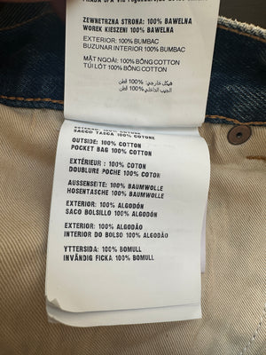 Prada Blue Denim Shorts with Logo Plaque Detail Size IT 40 (UK 8)
