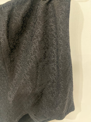 Chanel Black Silk Micro Shorts with CC Logo Prints Size FR 36 (UK 8)