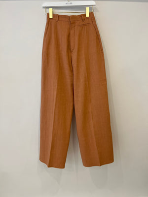 Jacquemus "L'amour" Brique Cropped Jacket and Trouser Set Size FR 34 (UK 6)