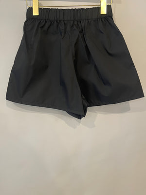 Prada Prada Re-Nylon High-Waist Shorts with Leather Plaque Detail Size IT 38 (UK 6) RRP £820