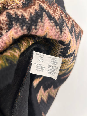 Missoni Brown Zig-Zag Vest Top and Skirt Set Size IT 40/44 (UK 8/12)
