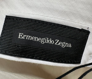 Ermenegildo Zegna Menswear White Chino Trousers IT 54 (UK 44)