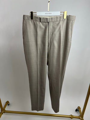 Richard James Light Beige Jacket and Trouser Suit Size 44R & 38R