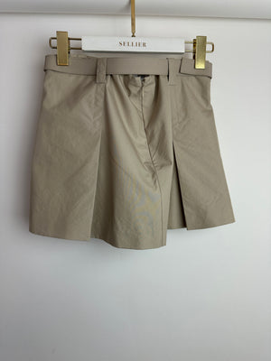 Miu Miu Beige Two-Piece Bra and Skirt Set Size IT 40/42 (UK 8/10)