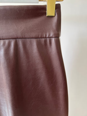 Enza Costa Brown Pencil Skirt USA 0 (UK 4)