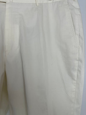 Ermenegildo Zegna Menswear White Chino Trousers IT 54 (UK 44)