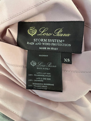 Loro Piana Pink and Grey Reversible Cashmere Jacket Size XS (UK 6)