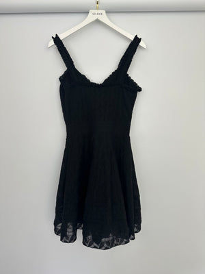 Chanel Black A-Line Lace Mini Dress Size FR 38 (UK 10)