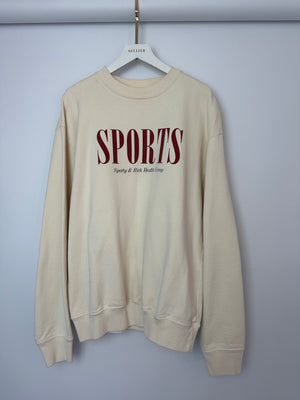 Sporty & Rich Beige Crewneck Size S (UK 6/8)