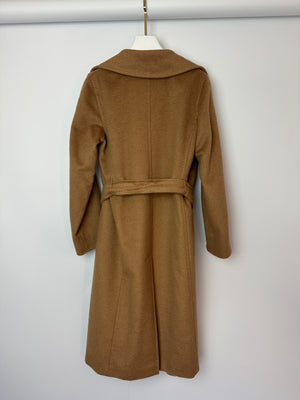 Max Mara Camel Coat with Belt Detail Size IT 34 (UK 2)