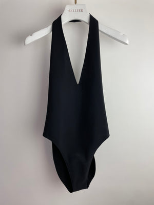 Saint Laurent Black Halter Neck Bodysuit Size FR 36 (UK 8)