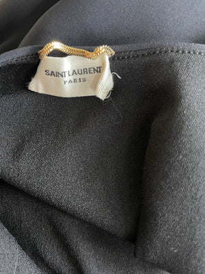 Saint Laurent Black Halter Neck Bodysuit Size FR 36 (UK 8)