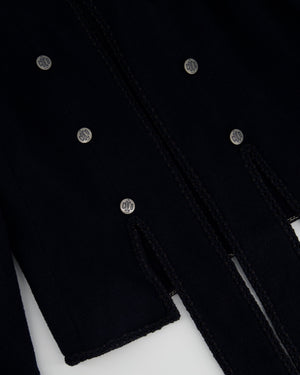 Chanel Navy 2008 Cruise Accent Jacket with Tassel Detailing FR 38 (UK 10)