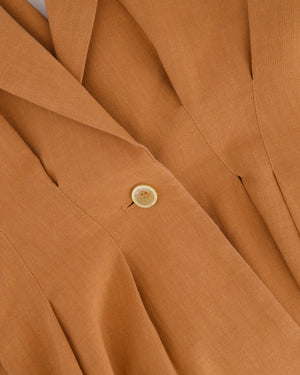 Jacquemus Orange L'Amour Tailored Blazer with Tie Back Detail FR 36 (UK 8)