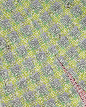 Chanel Yellow, Green Pink Boucle Tweed Shift Dress FR 36 (UK 8)