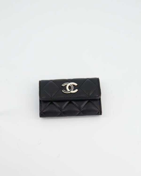 *RARE* Chanel Black Card & Coin Holder in Lambskin Leather with CC Logo
