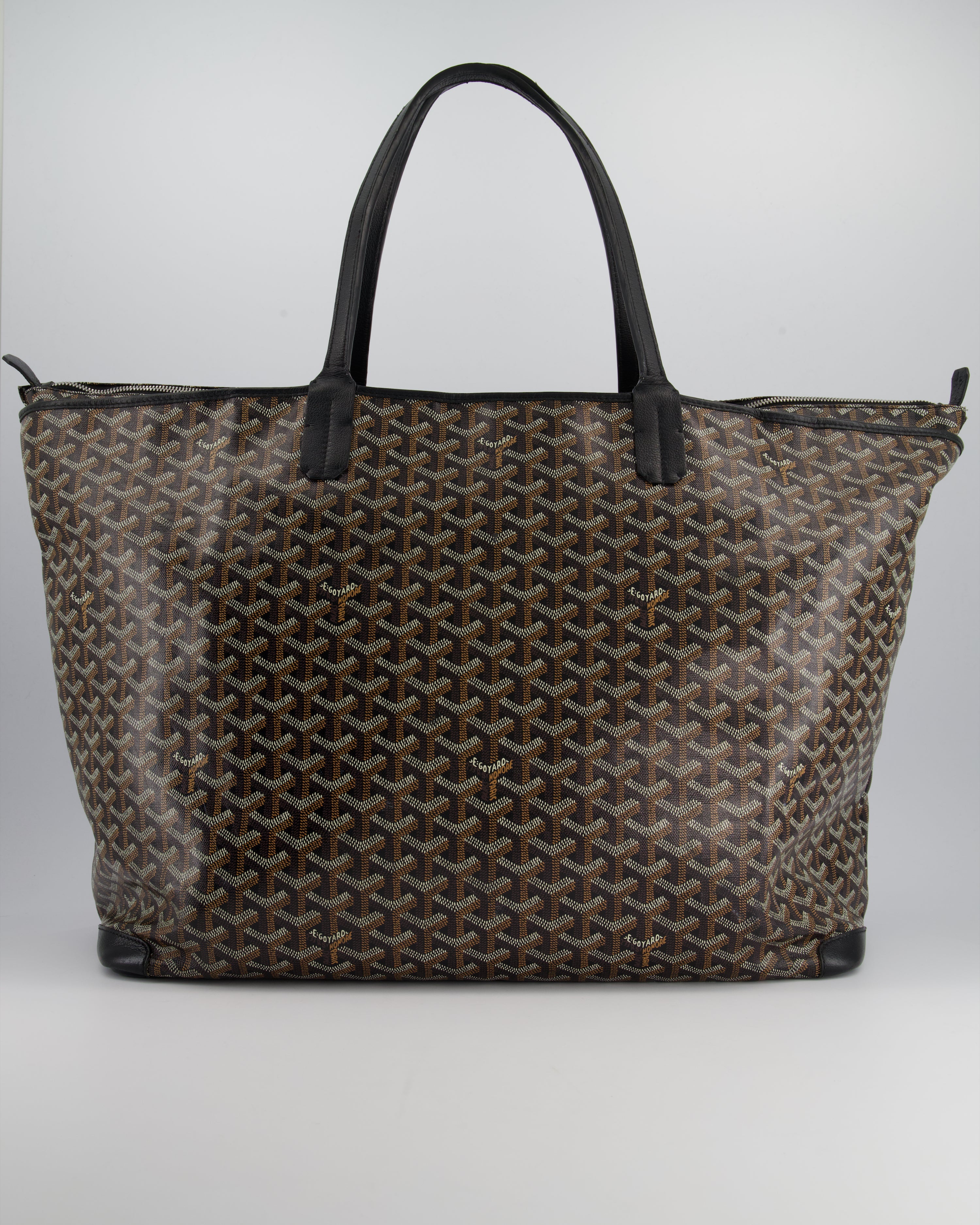 Black goyard tote discount