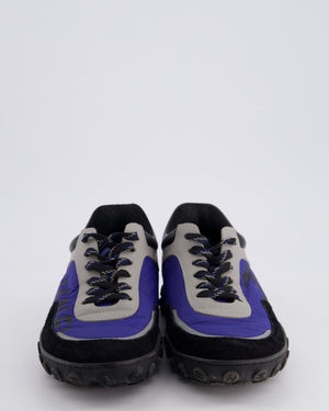 Chanel Black and Blue Nylon Trainers Size EU 38