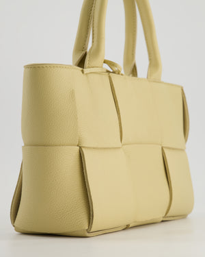 *HOT* Bottega Veneta Beige Small Intrecciato Arco Bag in Calfskin Leather with Pouch