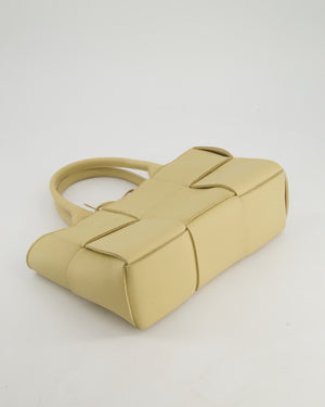 *HOT* Bottega Veneta Beige Small Intrecciato Arco Bag in Calfskin Leather with Pouch